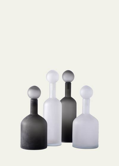 Polspotten Bubbles & Bottles Mix, Set Of 4 In Black