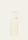 Smeg Fab28 Retro-style Refrigerator With Internal Freezer, Left Hinge In Cream