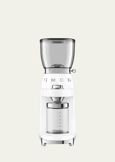 Smeg Coffee Grinder Cgf11 In White