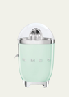 Smeg Retro-style Electric Citrus Juicer In Pastel Green