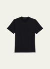Helmut Lang Men's Logo-back Short-sleeve Heavy Cotton T-shirt In Black