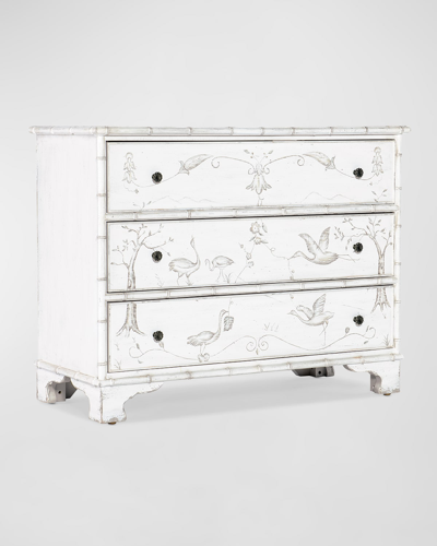Hooker Furniture Charleston 3-drawer Chest In White