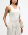 3.1 Phillip Lim Compact Ribbed Layering Tank Top In Ivory