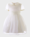 Rachel Riley Girls' Organza Pintuck Dress - Little Kid, Big Kid In White