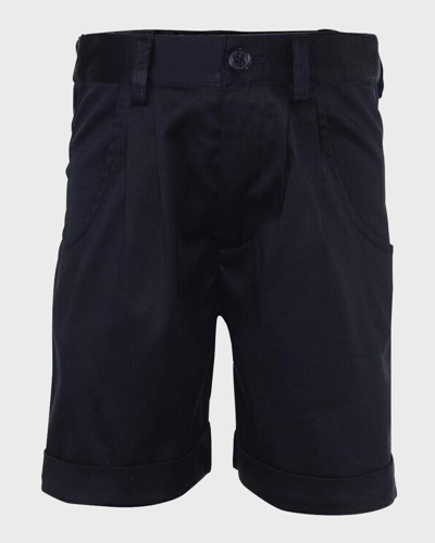 Rachel Riley Kids' Boy's Tailored Shorts In Navy