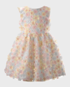 Rachel Riley Girls' Flutter Flower Party Dress - Little Kid, Big Kid In Multi