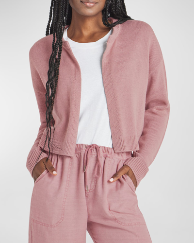 SPLENDID LILY CROPPED OPEN-FRONT CARDIGAN