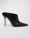 Alexander Mcqueen Thorn Mule In 1037 Blacklust Re