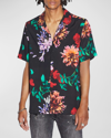 KSUBI MEN'S FLORAL TENCEL CAMP SHIRT