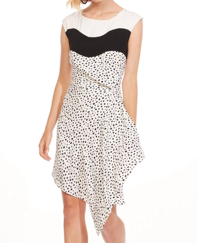 Eva Franco Luna Dress In Terazzo Dot In Multi