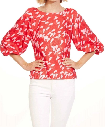 Eva Franco Jolen Top In Taffy Bloom In Multi