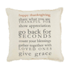 Mudpie Rules Pillow In Thanksgiving