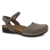 DANSKO ROWAN SANDAL - MEDIUM WIDTH IN TAUPE MILLED NUBUCK