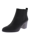 INC FAINN WOMENS SOLID STACKED HEEL ANKLE BOOTS