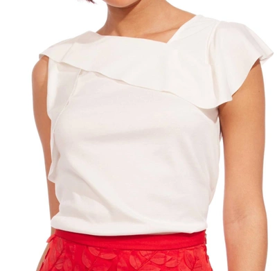 Eva Franco Xena Top In Ivory In Multi