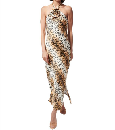Cami Nyc Women's Lenzy Tiger Silk Midi Dress In Multi