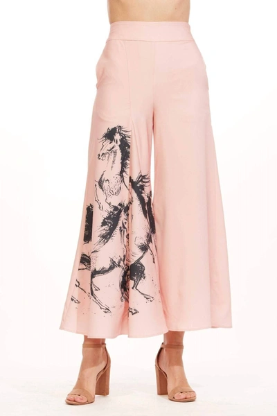 Eva Franco Rabia Pant In Pink Dressage In Multi
