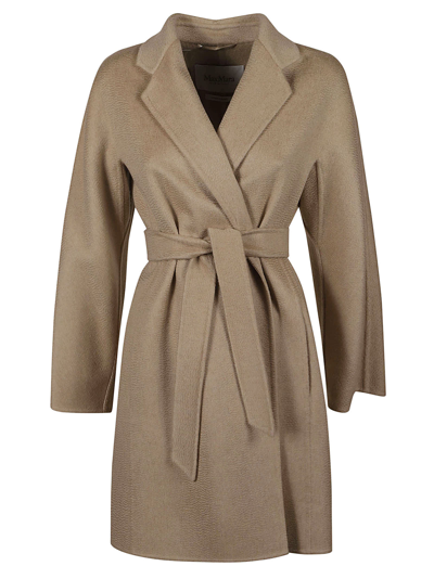 Max Mara Harold Cardi-coat In Cacha Chiaro