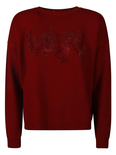 Max Mara Nias Sweater In Rosso