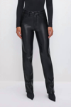 Good American Better Than Leather Faux Leather Good Icon Pants In Black