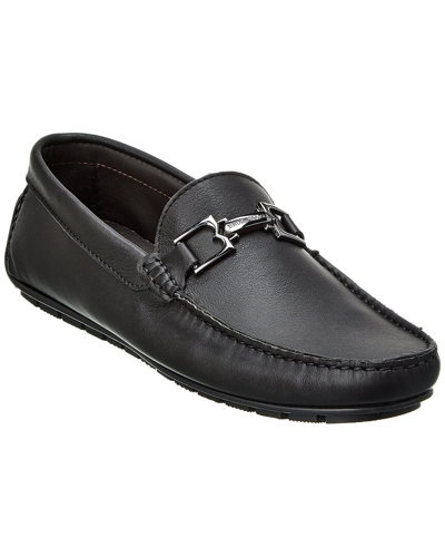 M By Bruno Magli Xavier Leather Loafer In Black