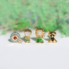 GIRLS CREW DISNEY PRINCESS BRAVE EARRING SET IN GOLD