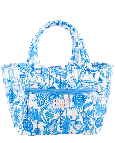 Roller Rabbit Amanda Quilted Tote In Blue