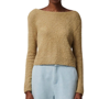 Atm Anthony Thomas Melillo Wool-blend Boucle Long-sleeve Low-back Sweater In Multi