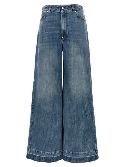 Stella Mccartney Vintage Wide Leg Jeans In Blue