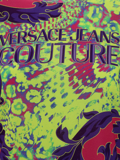 Versace Jeans Couture 76dp613 R Placed T-shirt In Acid 76