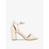 KG KURT GEIGER KG KURT GEIGER WOMEN'S BONE FARYN FAUX-LEATHER HEELED SANDALS