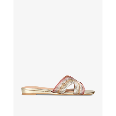 Carvela Gala Rope-effect Woven Sandals In Mult/other