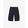 THE NORTH FACE THE NORTH FACE MEN'S BLACK ANTICLINE BRAND-EMBROIDERED COTTON CARGO SHORTS