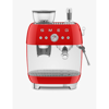 Smeg 50s Retro Style Aesthetic Espresso Coffee Machine In Red