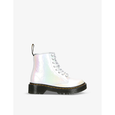 Dr. Martens' Kids' 1460 Iridescent Leather Ankle Boots In Mult/other