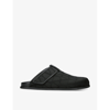 VALENTINO GARAVANI VALENTINO GARAVANI MEN'S BLACK VLOGO LEATHER MULES