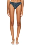 Ulla Johnson Dani Bikini Bottoms Aquamarine In Aquamarine