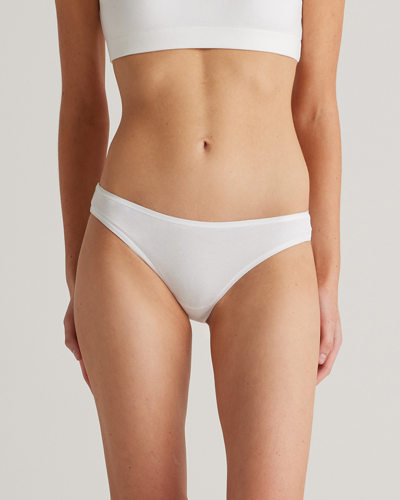 Quince Women's Bikini In Soft White