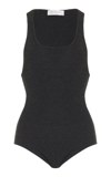 MICHAEL KORS RIBBED JERSEY TANK BODYSUIT