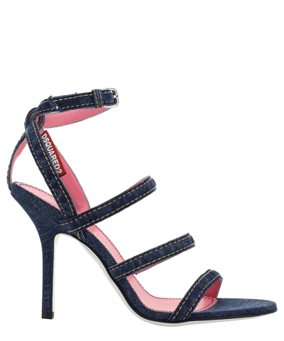 Dsquared2 Heeled Sandals In Blue