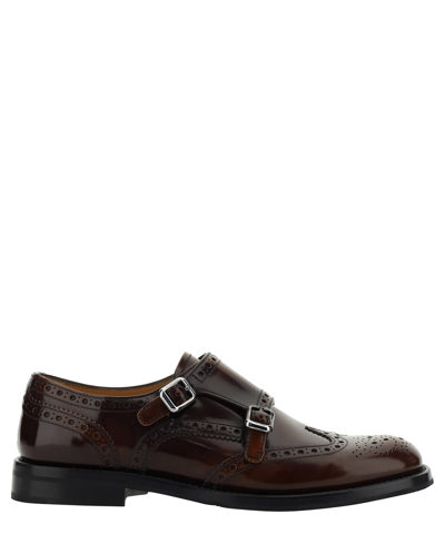 Church's Brown Leather Strap Shoes