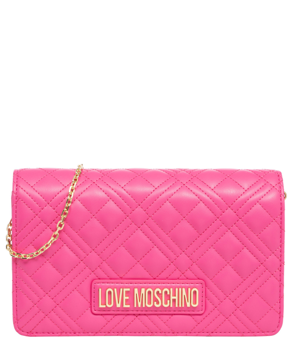 Love Moschino Borsa Quilted Faux Leather Crossbody Bag