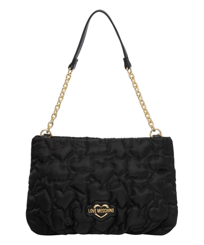 Love Moschino Shoulder Bag In Black