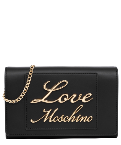 Love Moschino Lovely Love Crossbody Bag In Black
