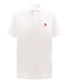 Shop Ami Alexandre Mattiussi Polo Shirt In White
