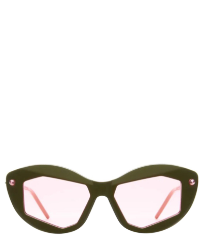 Kuboraum Mask P16 - Military Green Sunglasses In Crl