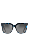 Maui Jim Rooftops Tortoiseshell Square Sunglasses In Crl
