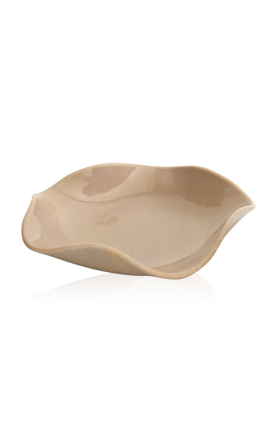Sophie Lou Jacobsen Small Petal Plate In Ivory