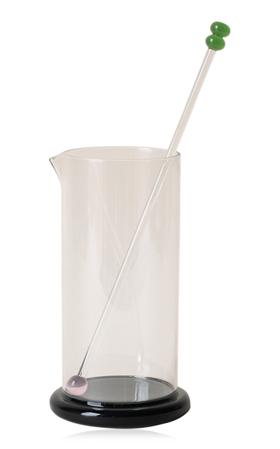 Sophie Lou Jacobsen Fritter Glass Mixer In Grey