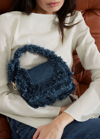 OTHER STORIES FRAYED DENIM BAG